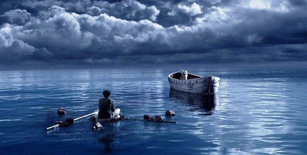 Life of Pi, Movie about loneliness