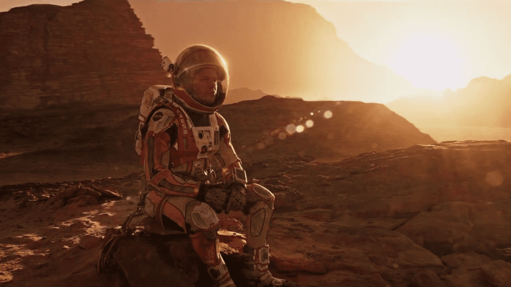 The Martian, Movie about loneliness